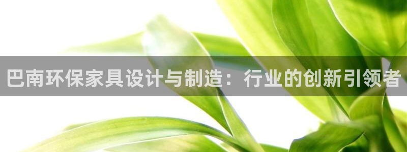 杏耀平台还在吗：巴南环保家具设计与制造：行业的创新引领者