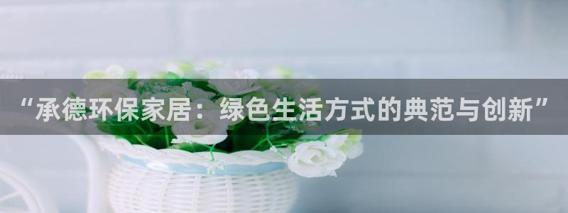 杏耀官网主管：“承德环保家居：绿色生活方式的典范与创新”